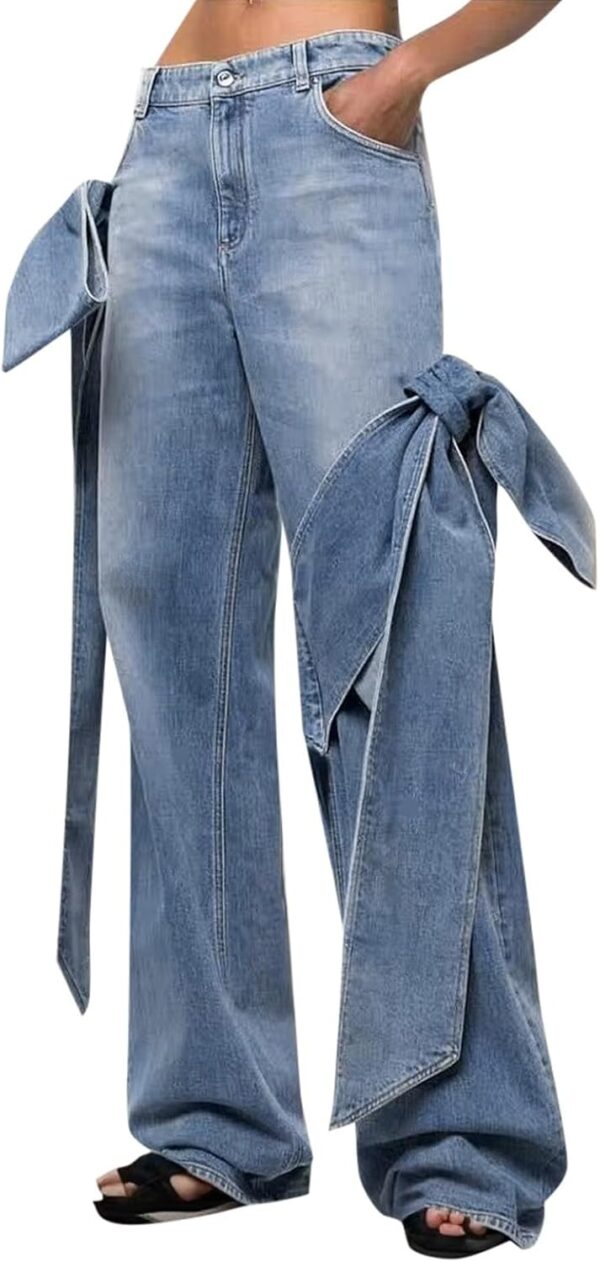 Y2k Vintage Hip Hop Jeans Women Baggy Retro High Street Pants Outstanding Design Style Streetwear Trousers