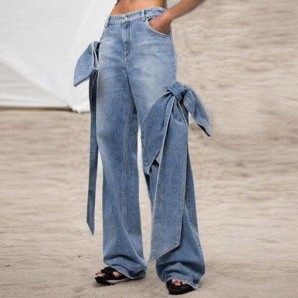 Y2k Vintage Hip Hop Jeans Women Baggy Retro High Street Pants Outstanding Design Style Streetwear Trousers - Image 2